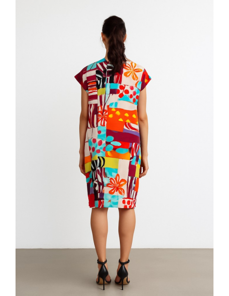 Abito cotone lungo manica... 2