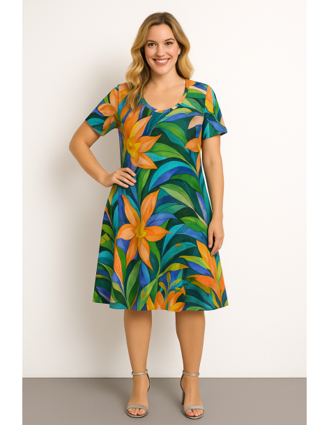 Abito cotone longuette...