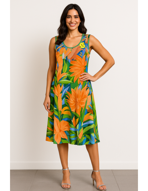 Abito cotone longuette...