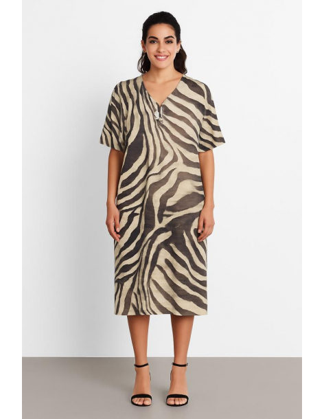 Abito cotone lungo mezza...