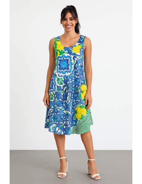 Abito cotone longuette...