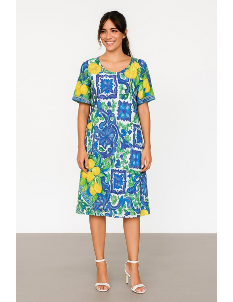 Abito cotone longuette...