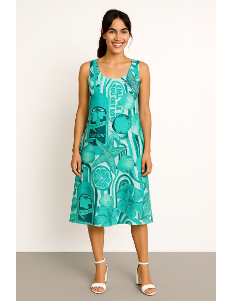 Abito cotone longuette...