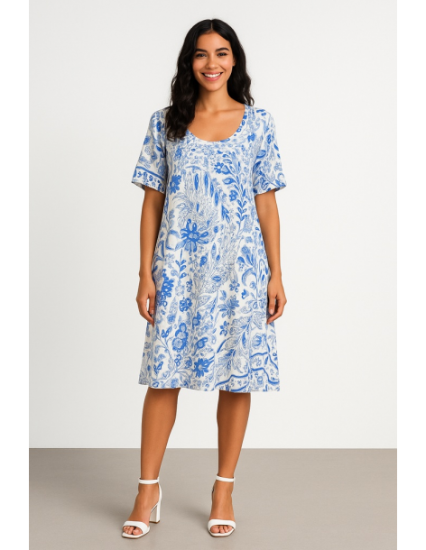 Abito cotone longuette...