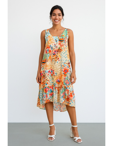 Abito cotone longuette...