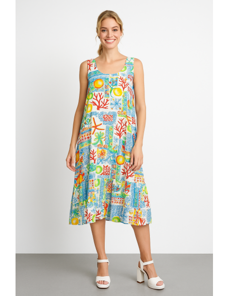 Abito cotone longuette...