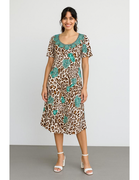 Abito viscosa longuette...