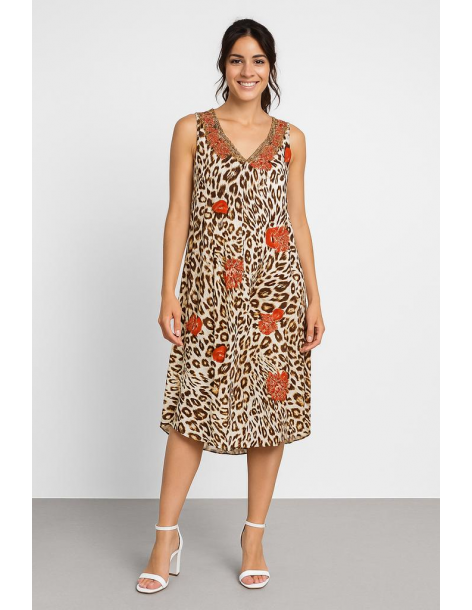 Abito viscosa longuette...