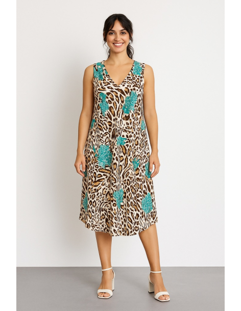 Abito viscosa longuette...