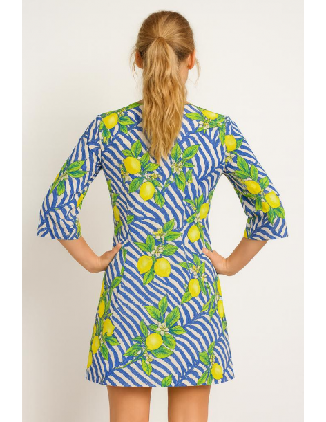 Caftano in cotone manica... 2