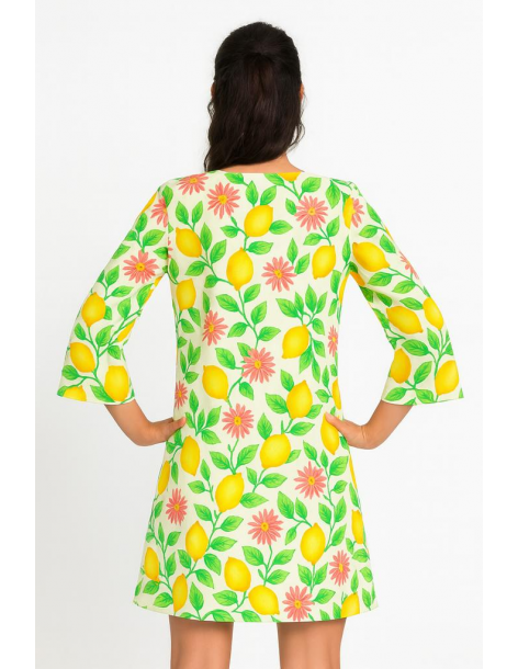 Caftano in cotone manica... 2