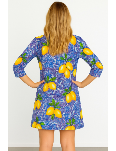 Caftano in cotone manica... 2