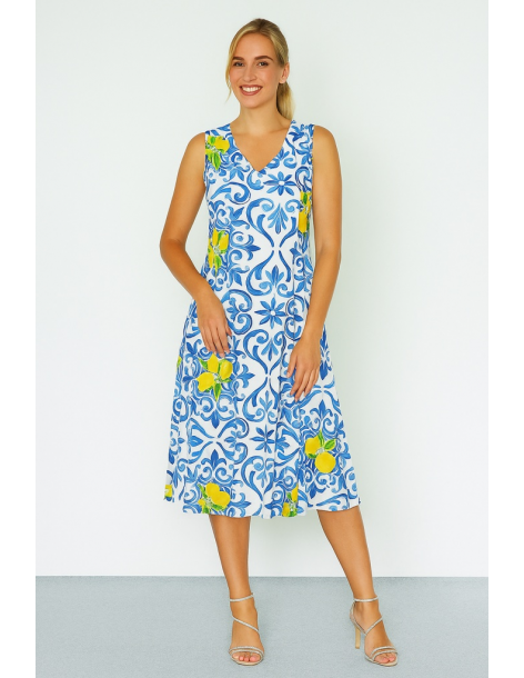 Abito viscosa longuette...