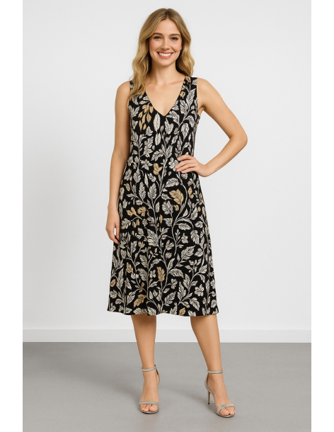 Abito viscosa longuette...