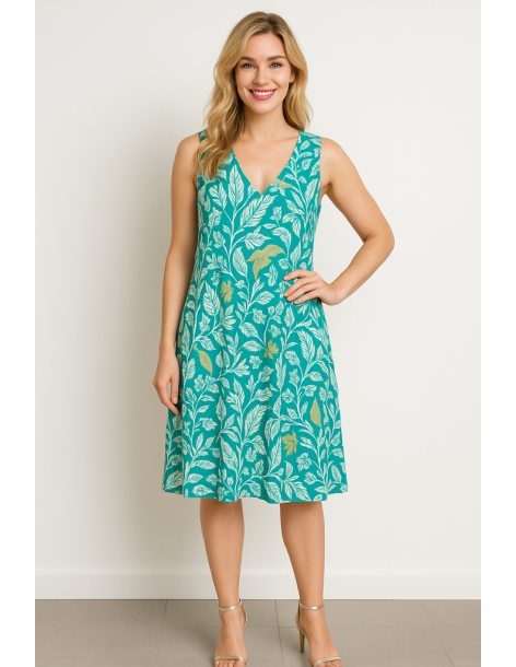 Abito viscosa longuette...