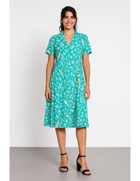 Abito viscosa longuette...