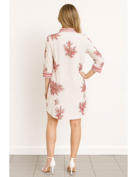 Caftano in cotone manica... 2