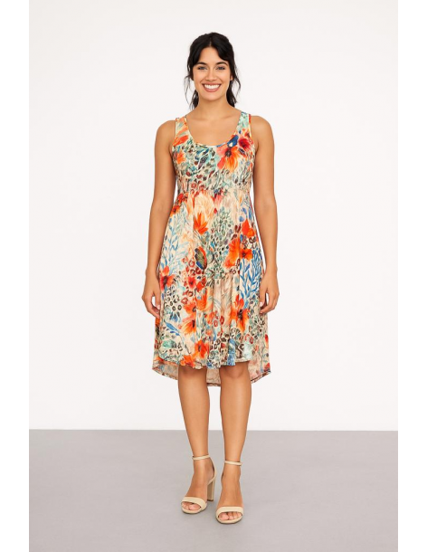 Abito viscosa longuette...