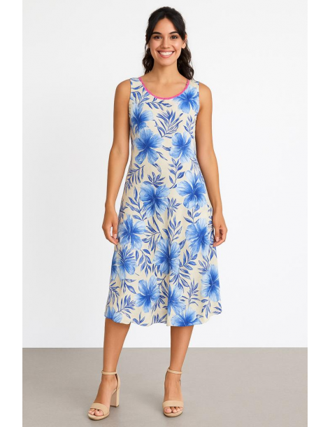 Abito viscosa longuette...