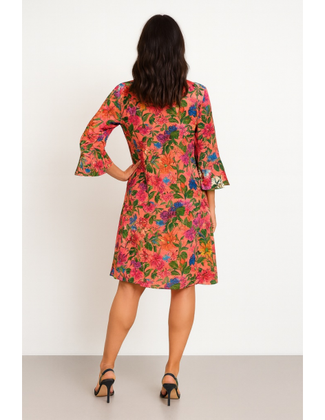 Caftano in cotone manica... 2