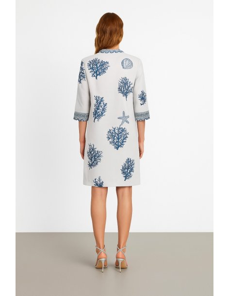 Caftano in cotone manica... 2