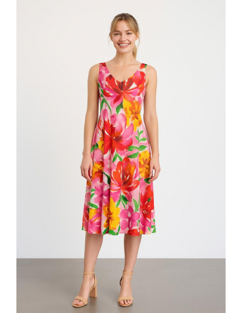 Abito viscosa longuette...