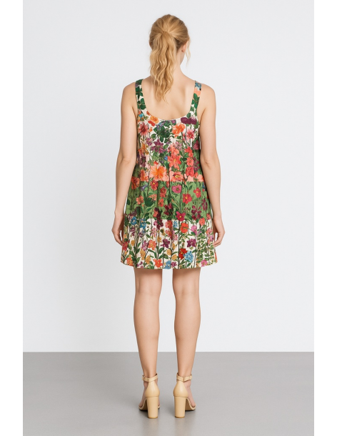 Abito cotone mini a... 2