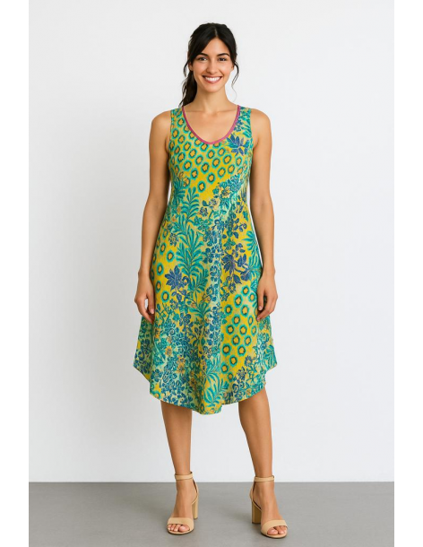 Abito viscosa longuette...