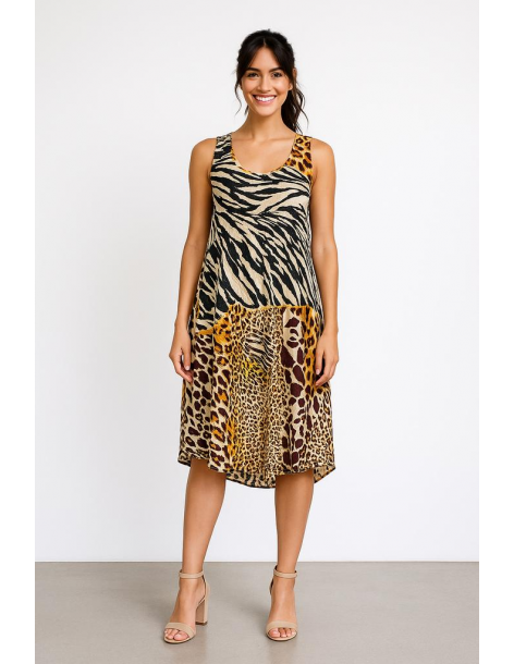 Abito viscosa longuette...