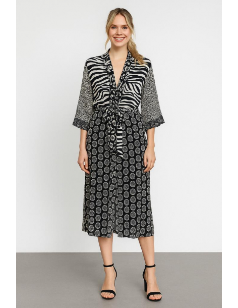 Kimono viscosa patchwork...