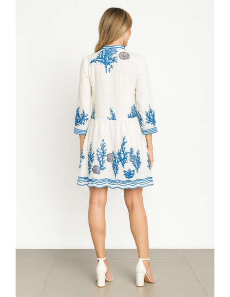 Caftano in cotone manica... 2