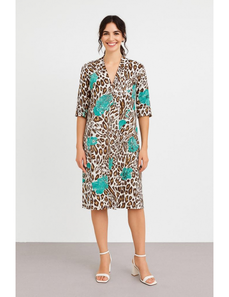 Caftano viscosa manica tre...