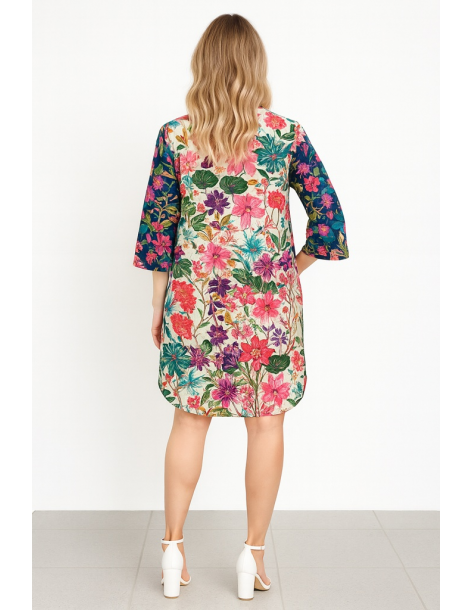 Caftano in cotone manica... 2