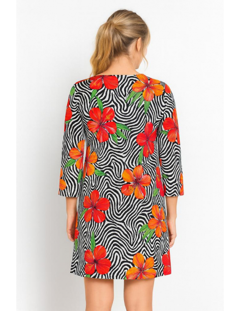 Caftano in cotone manica... 2