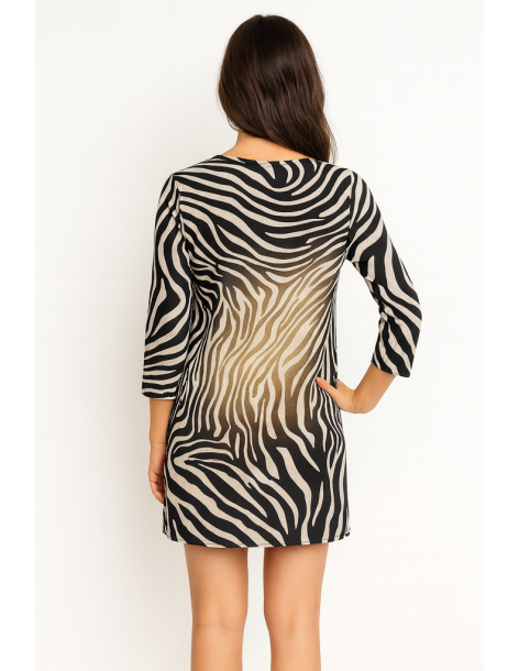 Caftano in cotone manica... 2