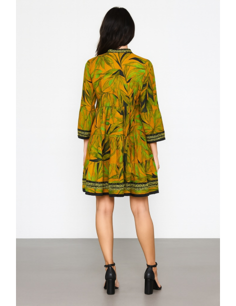 Caftano in cotone manica... 2