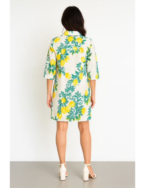 Caftano in cotone manica... 2