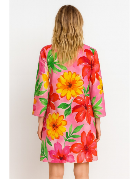 Caftano in cotone manica... 2