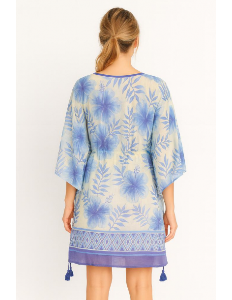 Poncho in cotone in stile... 2