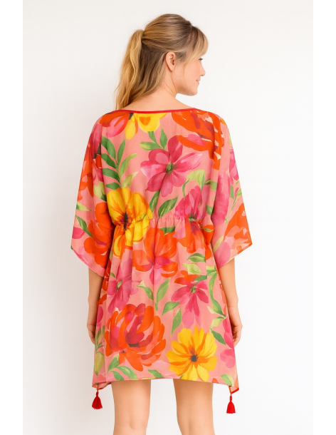 Poncho in cotone in stile... 2