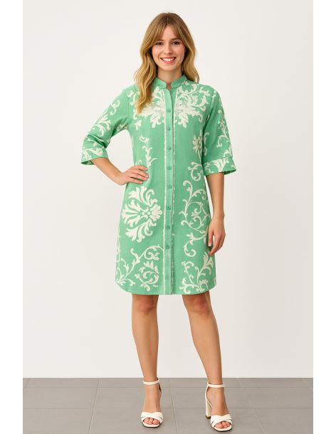 Caftano in cotone manica...