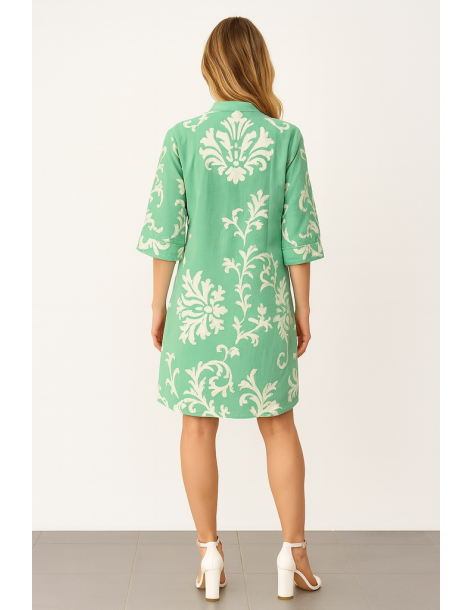 Caftano in cotone manica... 2