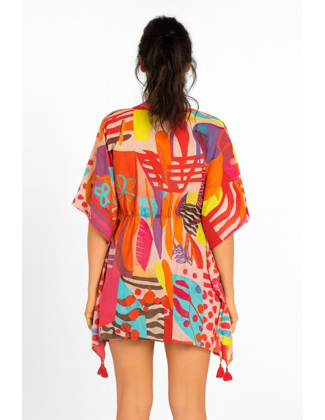 Poncho in cotone in stile... 2