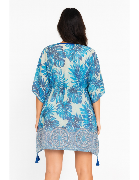 Poncho in cotone in stile... 2