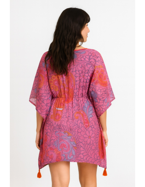 Poncho in cotone in stile... 2