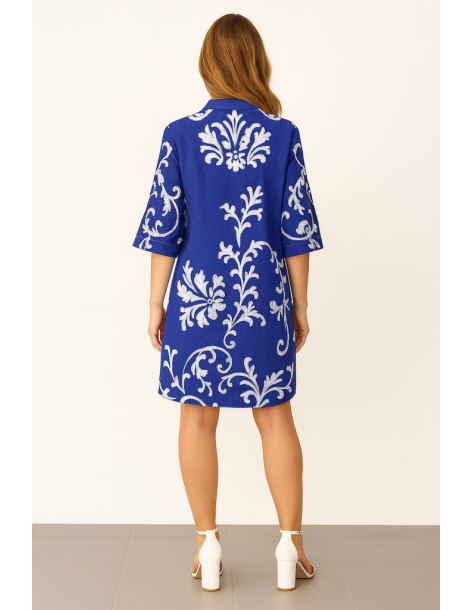 Caftano in cotone manica... 2