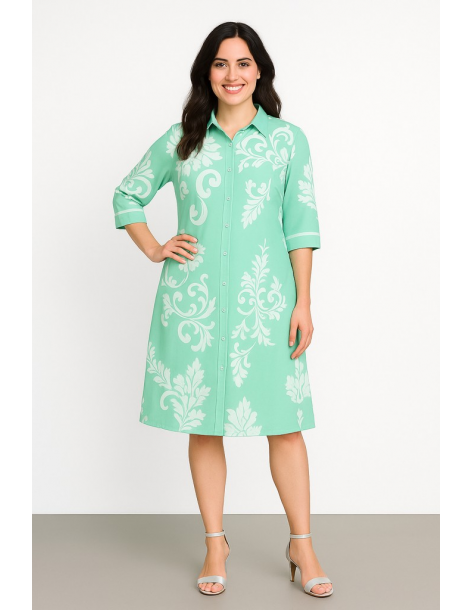 Caftano in cotone manica...