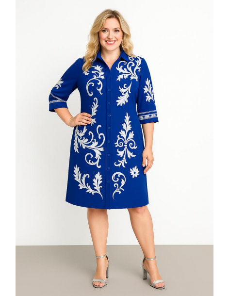 Caftano in cotone manica...