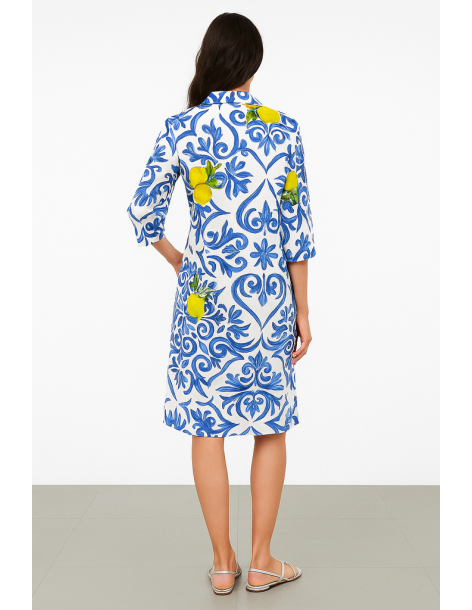 Caftano viscosa manica tre... 2