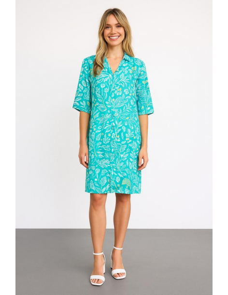 Caftano viscosa manica tre...